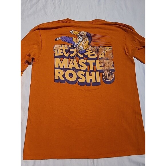 DRAGON BALL Z Master Roshi Long Sleeve T-Shirt Men Size Med DBZ ROSHI 90's Era - Picture 6 of 8